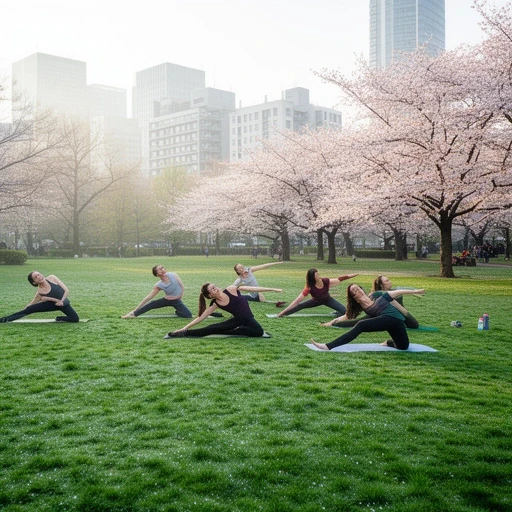 公園ヨガ